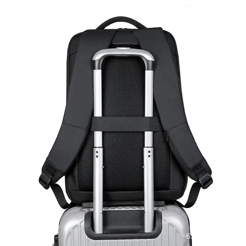 Imagem -05 - Mochila de Viagem Expansível para Homens Bolsa para Laptop de Grande Capacidade Impermeável Moda Negócios Escola Usb 15.6 17.3