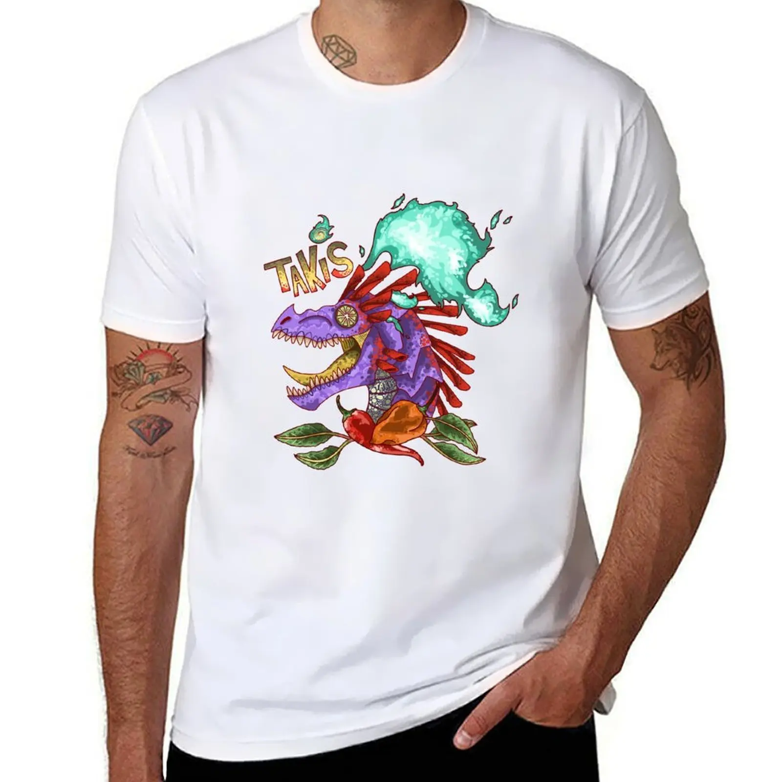 

Takis Dragon T-Shirt anime t shirts for man cotton t shirts man 100% T-Shirt