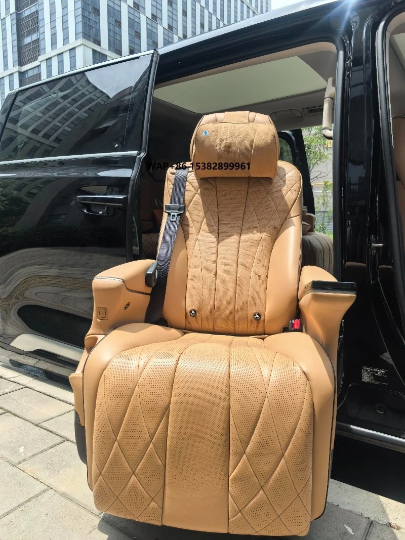 Tengyun S5B Modified Rotating Lifting Electric Seat Parts with 150kg Load Capacity Leather Material Black Color Made in Jiangsu