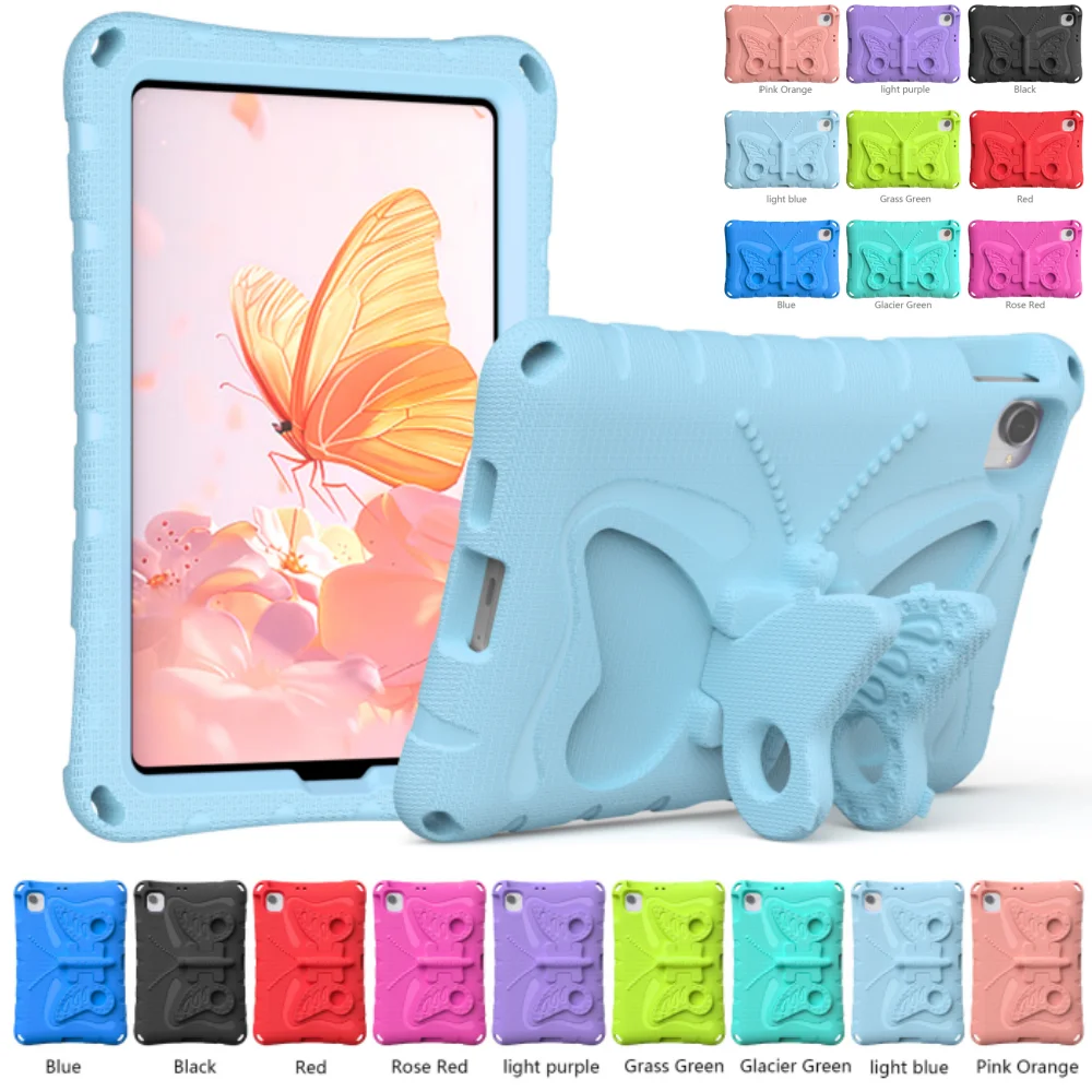 Детский чехол из ЭВА для Xiaomi Redmi K Pad 8,8 дюйма, 2025 г., милый мультяшный 3D-подставка, противоударный чехол с большой бабочкой для Redmi KPad 8,8 дюйма