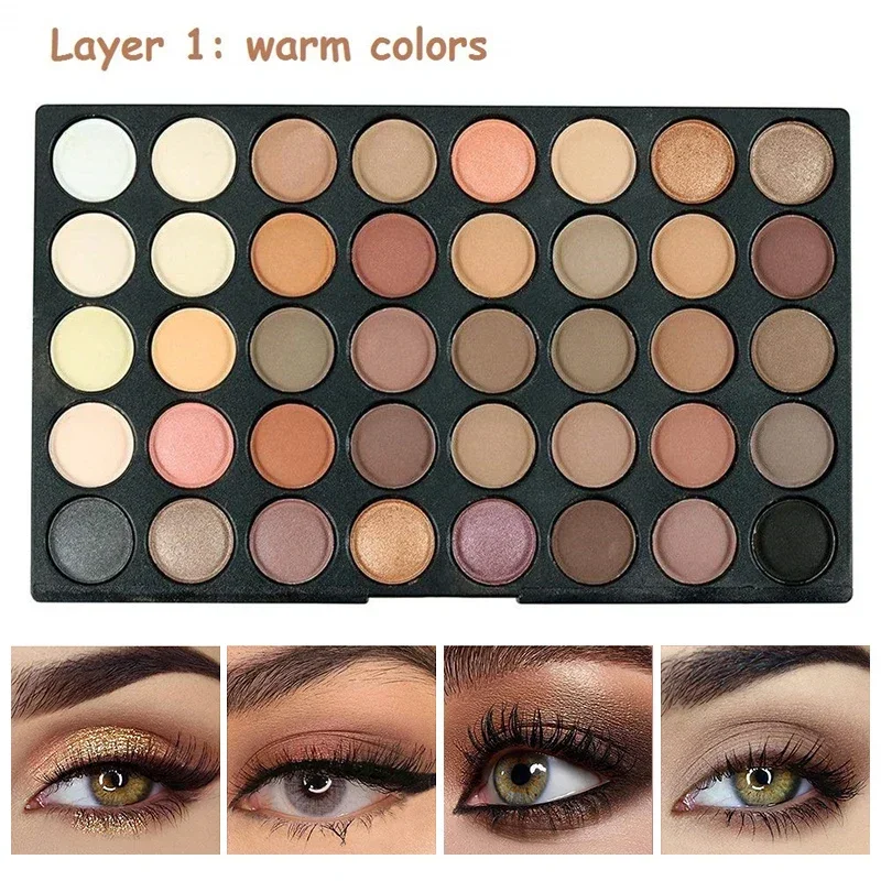 120 Color Makeup Eye Shadow Plate Cosmetics Durable Waterproof Matte Makeup Palette Makeup Long-lasting Eye Shadow Plate