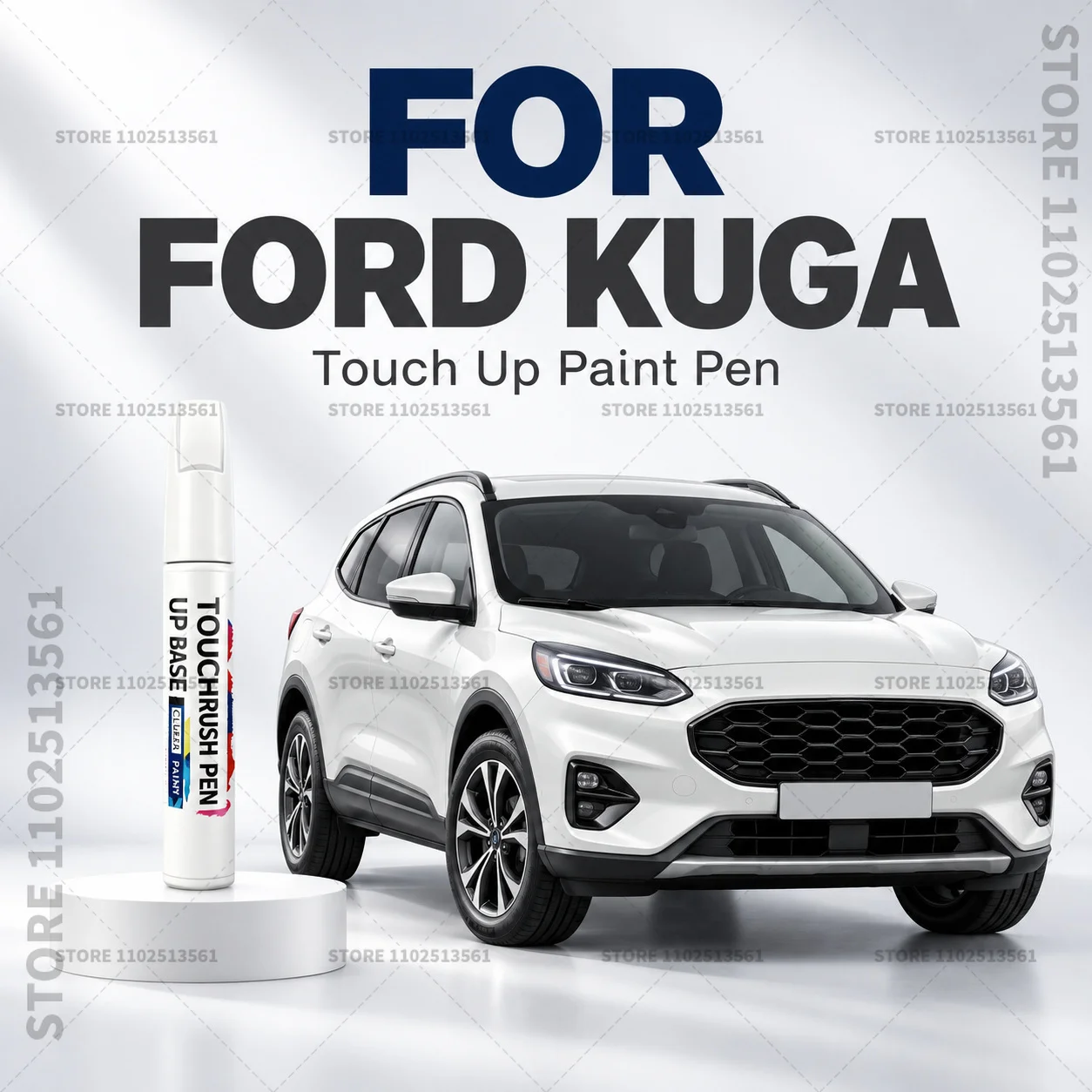 Car Scratch Remover Paint Pen Touch Up Marker for Auto Body Repair Door Bumper Fender Accessories For FORD KUGA White Black Blue