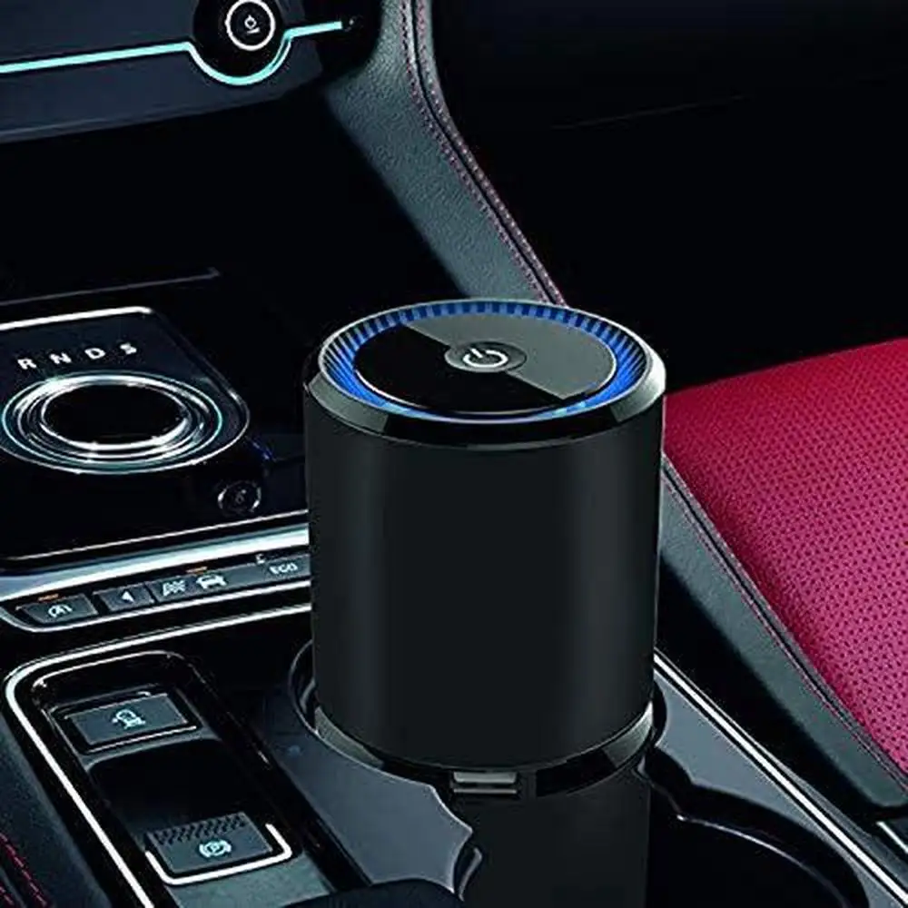Mini-Car Air Purifier Dual USB Port Anionic Deodorizing Humidifier DC 5V Compact and portable design for cars trucks