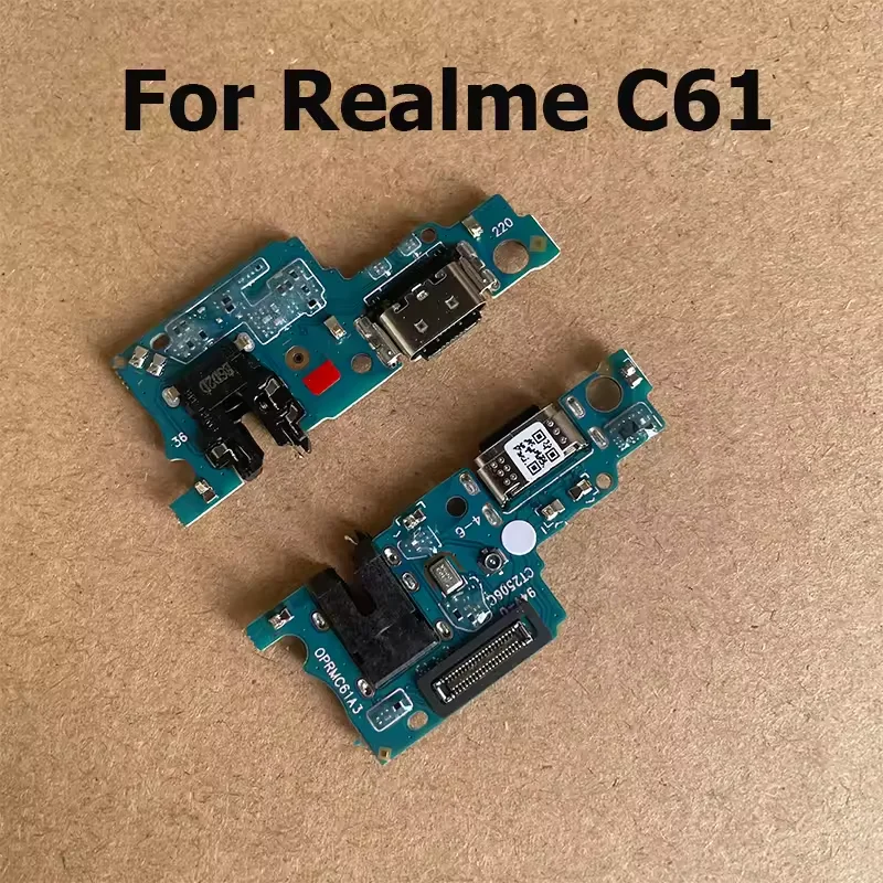High Quality Replacement For Realme C61 USB Charging Board Dock Port Connector Flex Cable Repair Parts