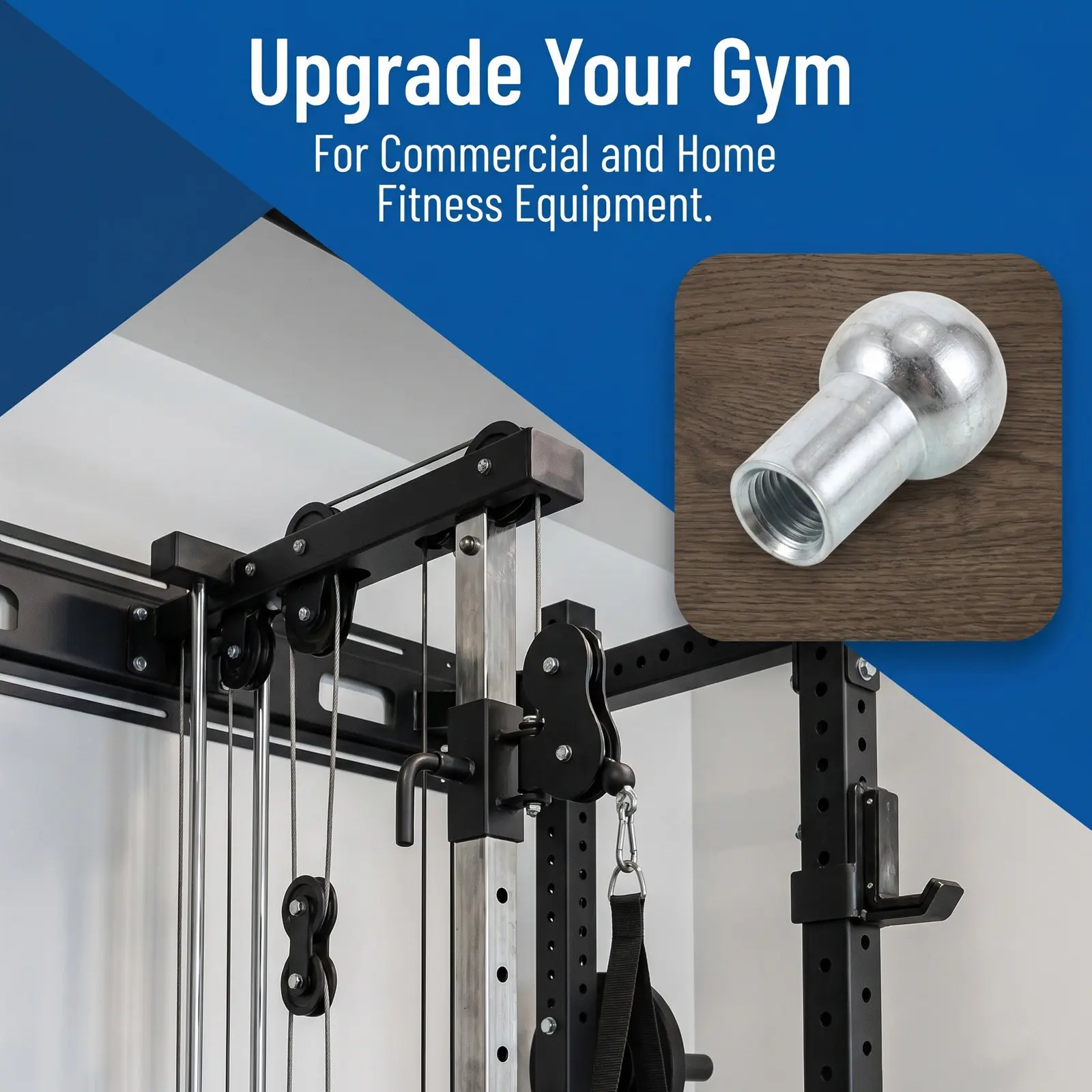 10pcs Gym Cable Ball Terminal Fitness Cable Ball End Fitting Steel Wire Rope Stopper Repair Hardware For Exercise Pulley Machine
