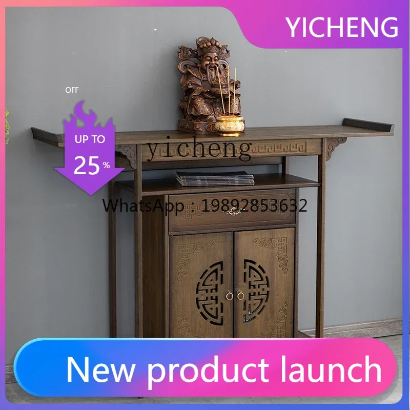 LYY household table cabinet living room Buddha table offering wall entrance table home accessories