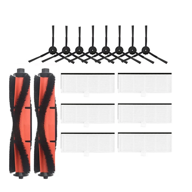 أجزاء روبوت المكنسة الكهربائية ، ممسحة الملابس ، أكياس الغبار ، فرشاة رئيسية ، فرشاة جانبية ، فلتر HEPA ل Imou L11 ، L11 Pro HONITURE Q6 Pro ، جديد