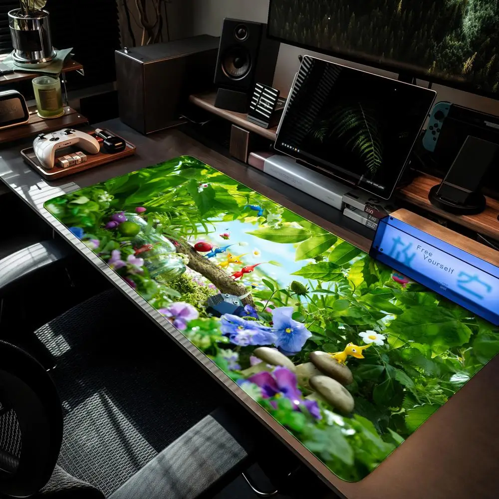 

Pikmins Mouse Pad MouseMat XXL Computer Accessories Large Keyboard Laptop Table Pad The New Product Gamer Gaming