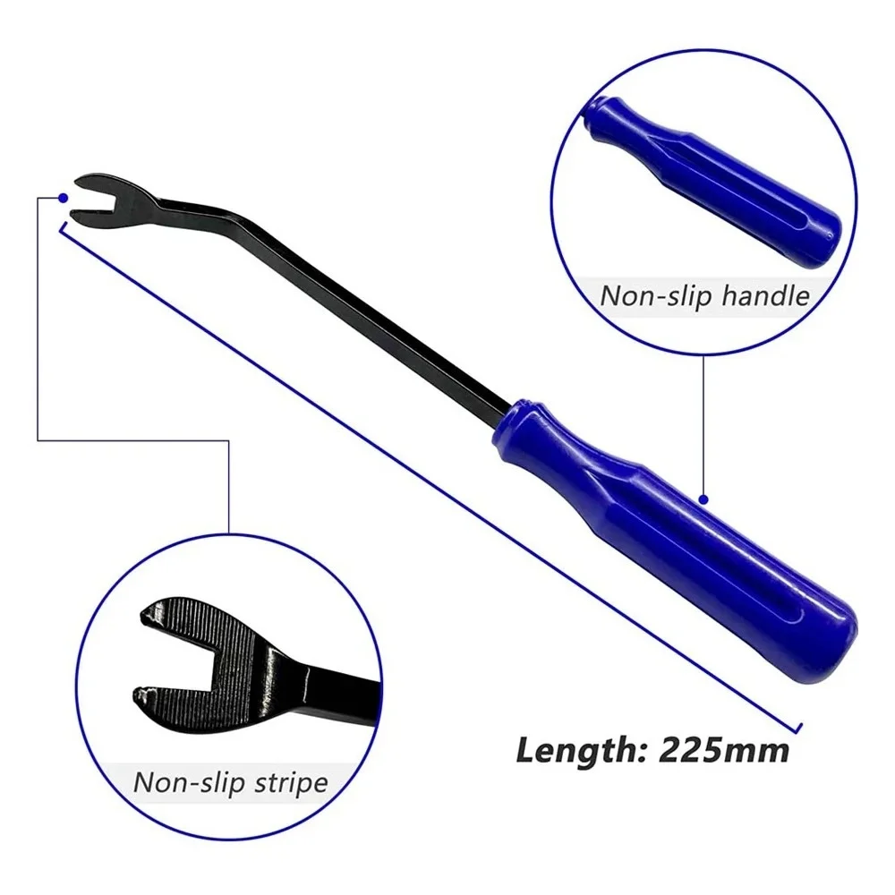 

Portable Car Trim Removal Tool Kit Door Panel Fastener Remover Kit Hand Tools Audio Door Pry Repair Clip Trim Dash Removal Clip
