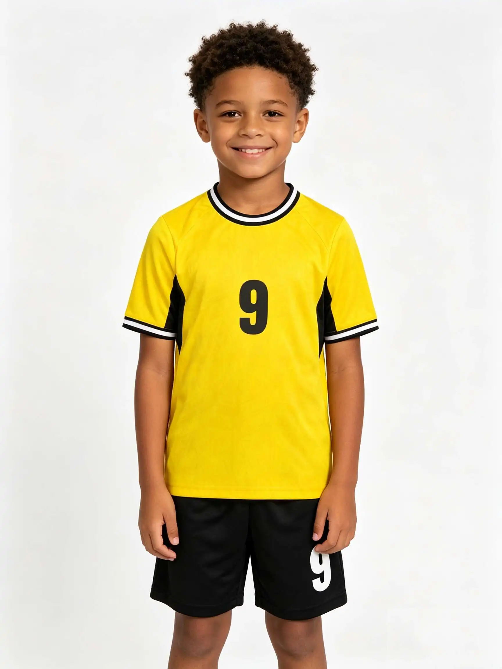 New 26/27 Unisex Blank Soccer 2‑Piece Set, Kids Adults Parent‑Child Kit, Custom No.1 7 8 9 10 for School Outdoor Team Sports