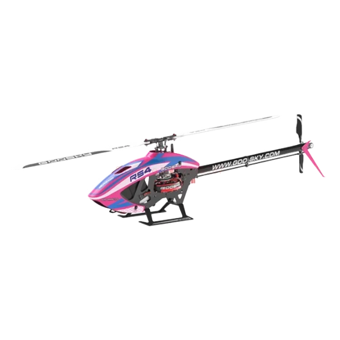 In Stock Goosky RS4 VENOM Legend 6CH 3D Direct Drive Brushless Motor Flybarless Rc Helicopter KIT Version Stunt Model