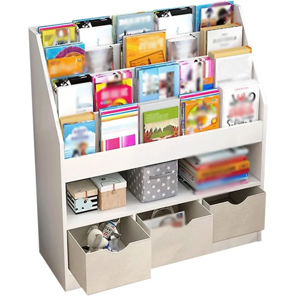 Newspaper & Magazine Racks,Simple Bookshelf Book Rack Floor,Newspaper Storage Shelves Newspaper Rack