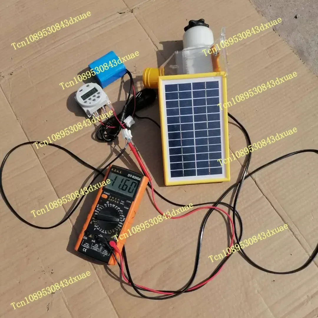Solar-powered Fully Automatic Feeder Timed and Quantitative Feeding for Chicken Raising