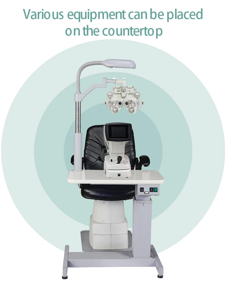 The Ophthalmic Optical Instrument Dedicated Vision Examination Lift Table Is Suitable For Arranging Various Optical Instruments