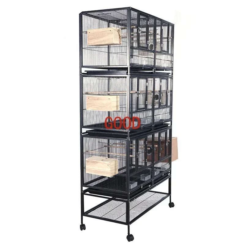 Liugongge parrot cage, tiger skin, peony, Xuanfeng matching cage