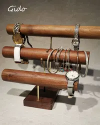 Walnut Bracelet Hand Chain Bracelet Display Rack Plate Jewelry Display Storage Photo Props Jewelry Live Shop