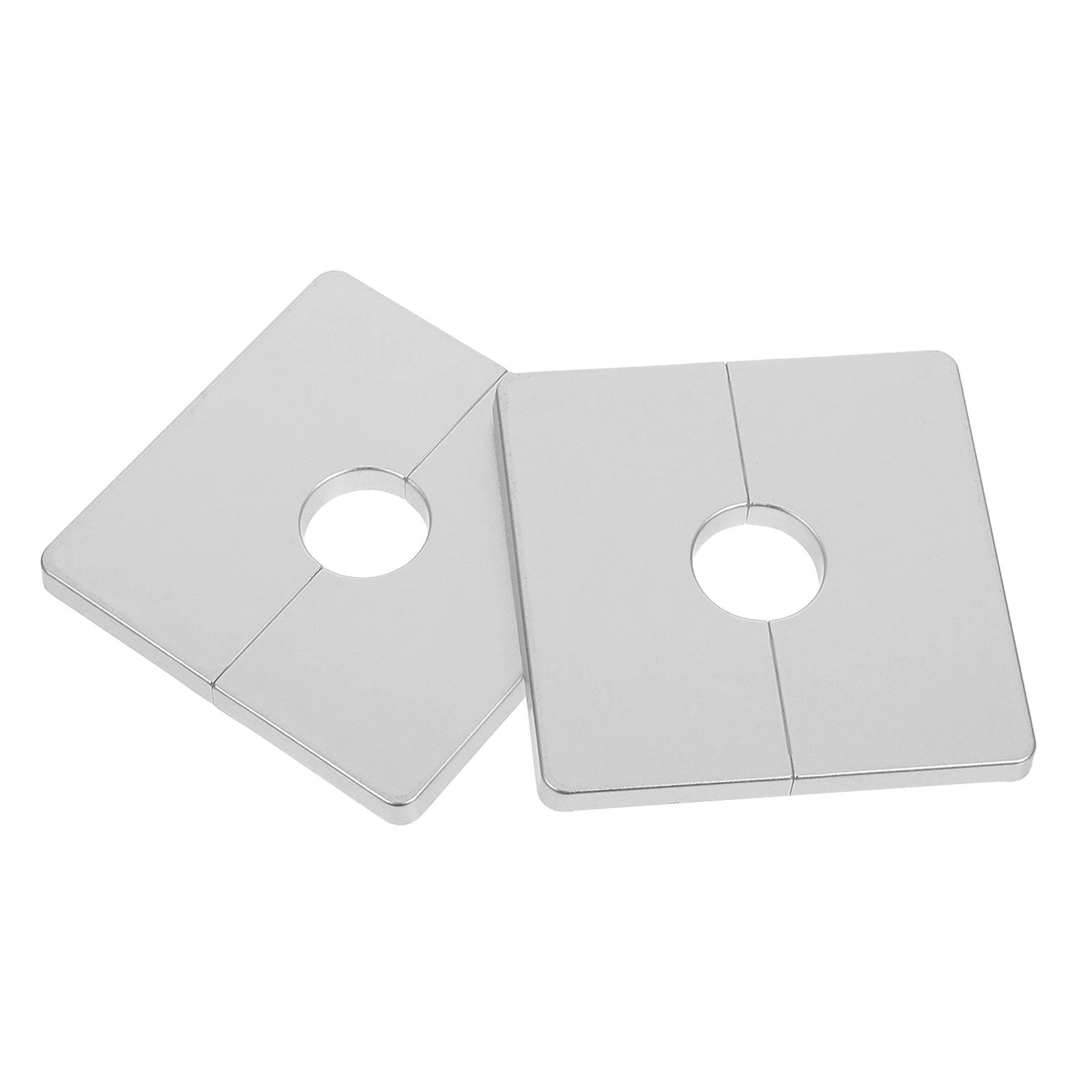 2 Pcs Water Pipe Cover Flange Covers Kitchen Sink Plug Decorative Seal for Shower