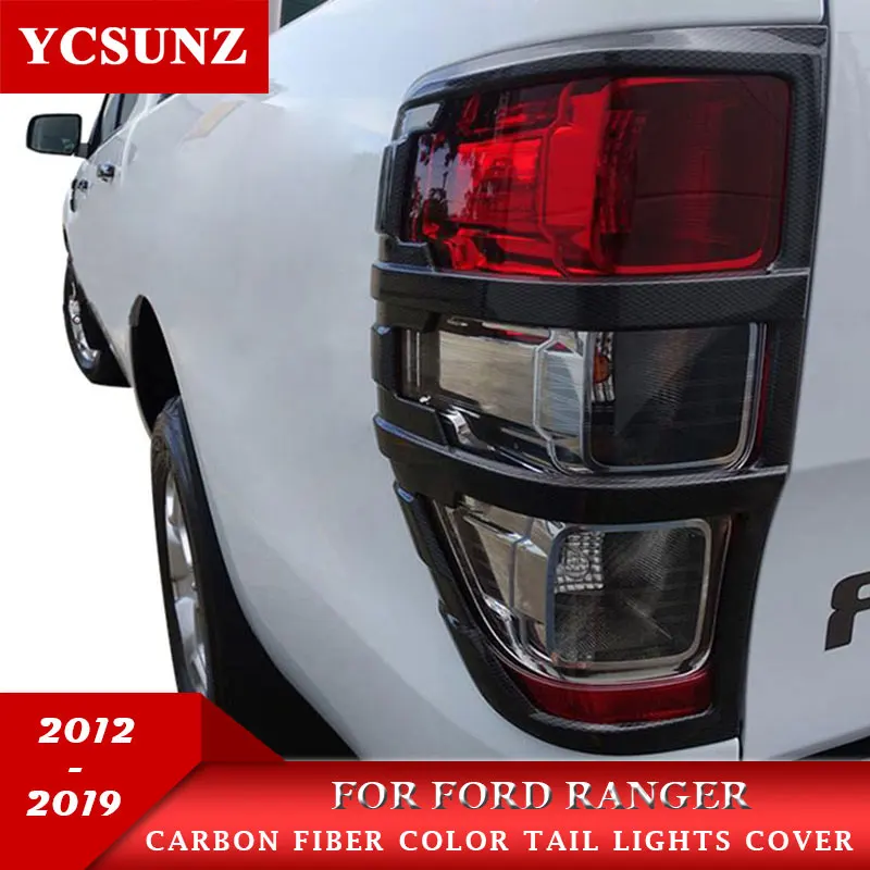 Tail Lights Cover For Ford Ranger Wildtrak T6 T7 T8 2012 2013 2014 2015 2016 2017 2018 2019 2020 2021 Double cabin Car Styling