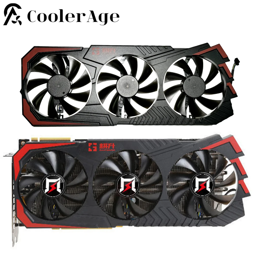 For Gainward GeForce RTX 2070 2080 Video Card Fan 85MM RTX2070 RTX2080 Graphics Card Cooling Fan with Case