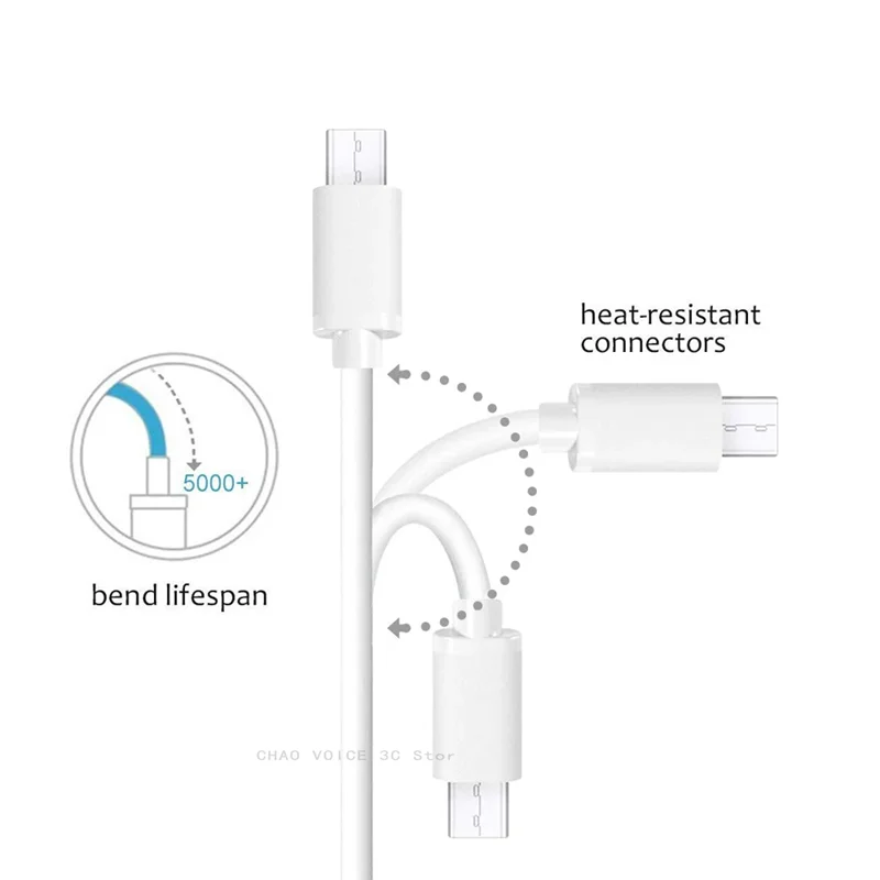 0.25M/0.5M Krótkie kable USB-A typu C Micro Data Szybkie ładowanie Ładowarka do telefonu komórkowego Samsung Huawei Android Przewód Power Bank