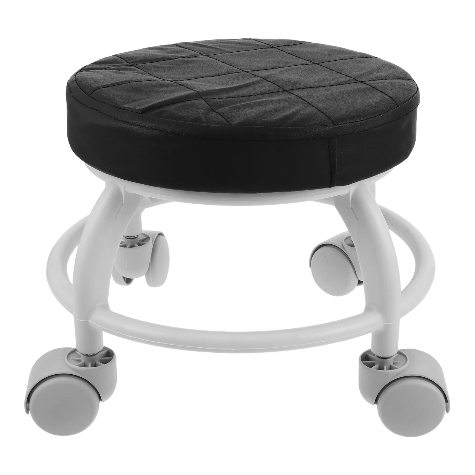 

Rolling Stool Beauty Salon Pedicure Chair Ergonomic Comfortable Round Seat Universal Wheels Portable Mobile Spa Foot Rest Work
