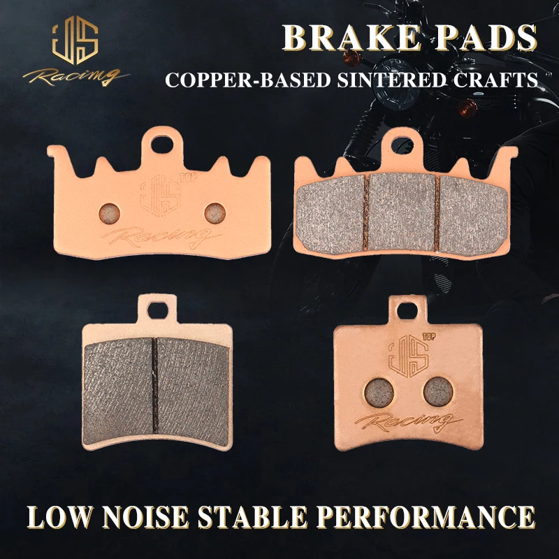 JSRAOIMG Motorcycle Accessories Motobike GG Copper Sintered Front Rear Brake Pads For CFMOTO 450SRS 450 SRS FA630HH