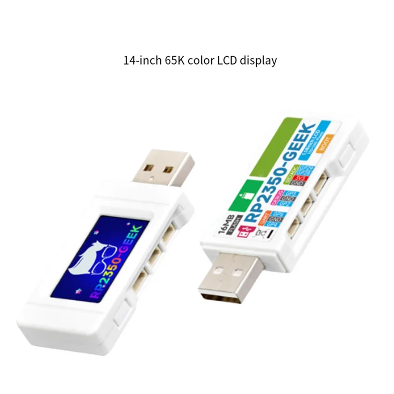 Y45A-RP2350 GEEK RP2350A Chip 1.14Inch LCD 240X135 Resolution 65K Color SWD/UART/I2C For Openocd/CMSIS-DAP