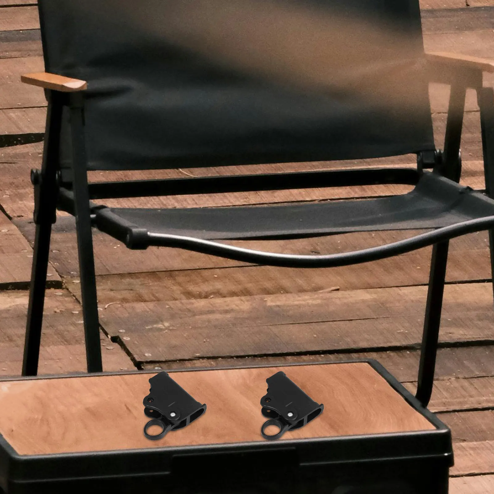 1Pair Easy Install Plastic Locking Foldable Chair Hinge for Beach Lounge Chair Outdoor Camping Folding Seat Recliner Replacement