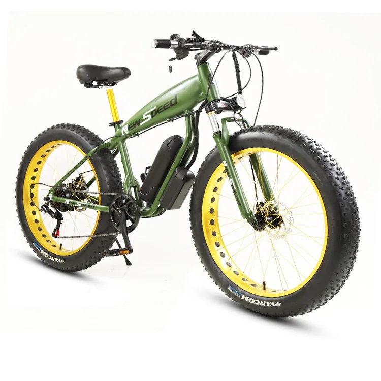 

Wholesale OEM Electric Mountain Bike with 21-Speed Disc Brake New Design Aluminum Alloy Fork Unisex Fat Tire Bicycle Cheap