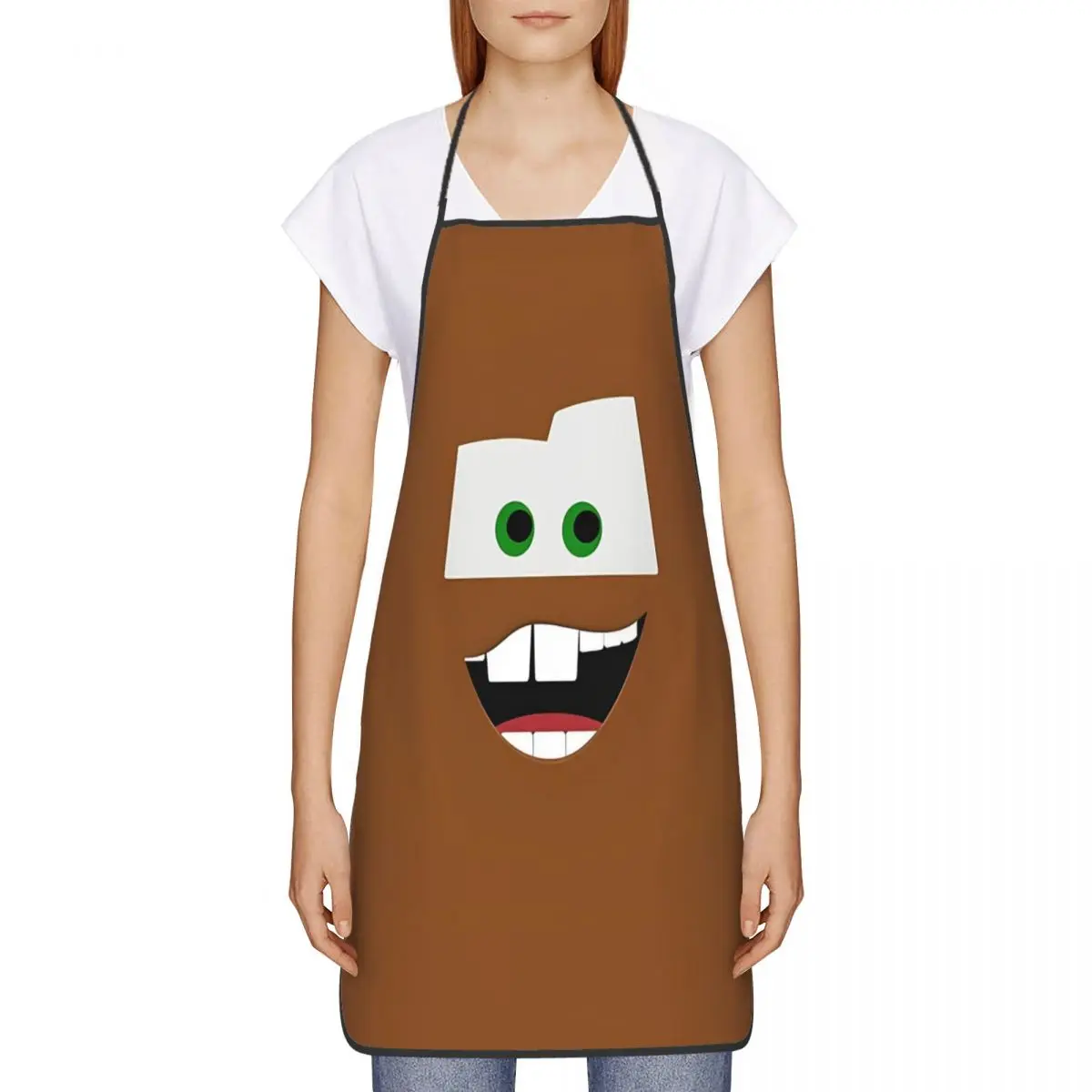 Lightning Mcqueen Friends Car Polyester Aprons Mater 52*72cm Kitchen Grill Bib Tablier Restaurant Pinafores for Men Women Chef