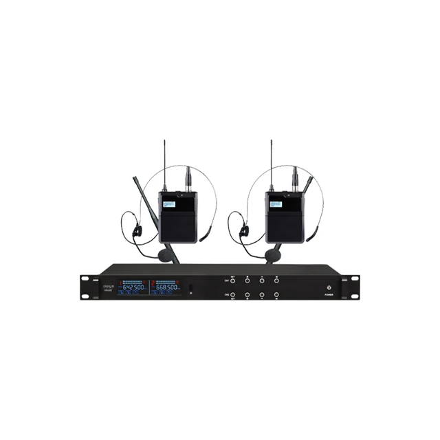 H8602 Professional One To Two Wireless Conference Microphone Handheld Waist Pack