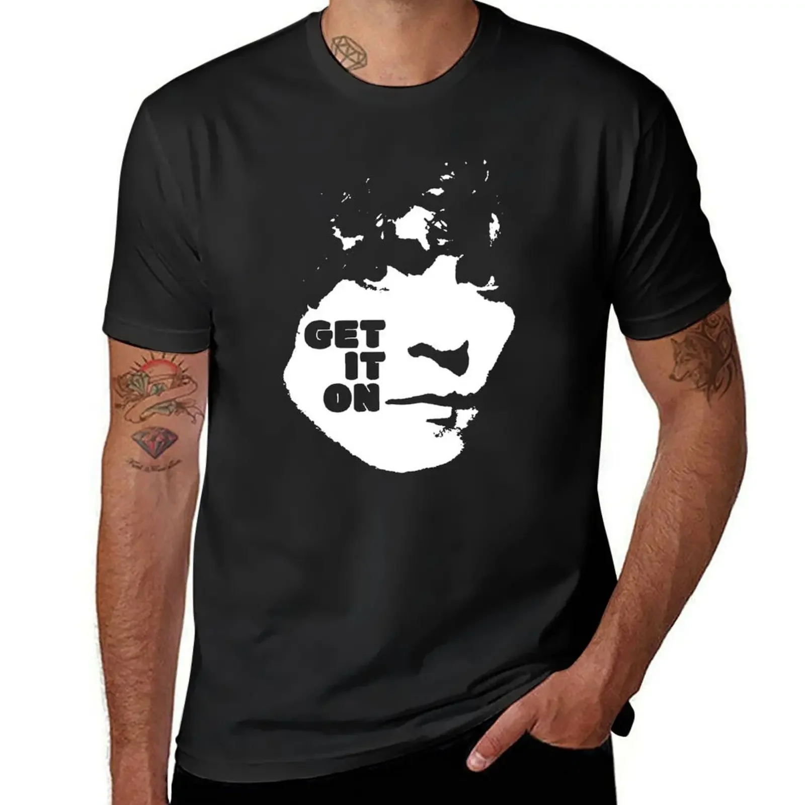 T-Rex Marc Bolan Get It On Bang A Gong T-Shirt new edition customizeds cheap stuff t shirts for men cotton