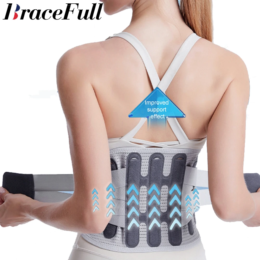 

Lower Back Brace Support Belt for Intant Pain Relief for Sciatica Hernated Disc Back Sprain,Adjustable Support for HeavyLifting