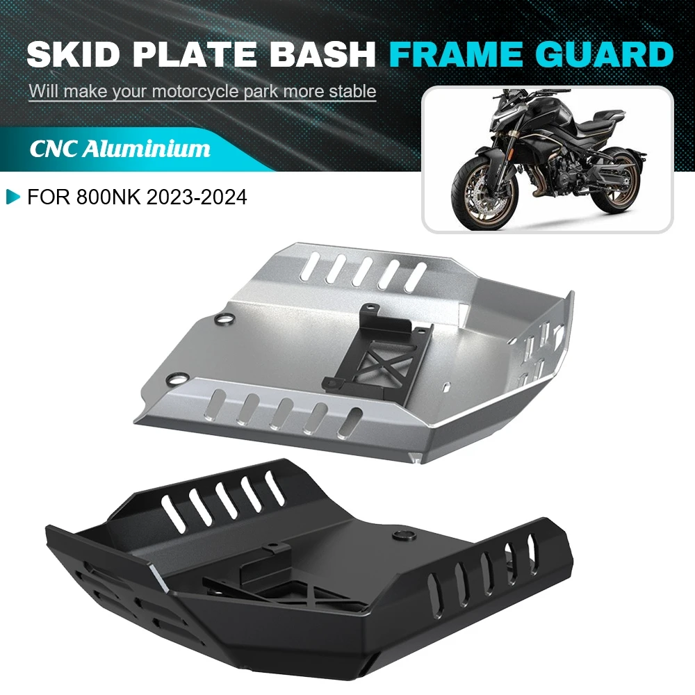 

Motorcycle Accessories CNC Skid Plate Bash Frame Guard Under Engine Protection Cover For CFMOTO 800NK 2023-2024 NK800 2024+