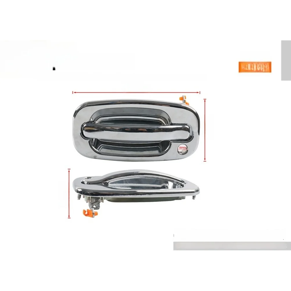 

Exterior Car Door Handle for For CHEVROLET and For GMC with Silver Plated Coating and Integrity for Repeated Use