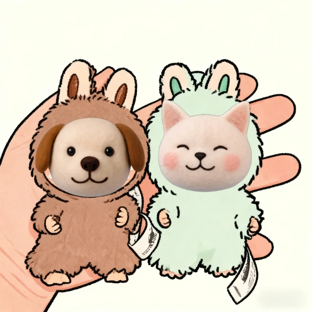 الأصلي وحوش صغيرة دبوس لسلسلة الحب صندوق أعمى جديد ألعاب أصلية لطيف أنيمي عمل الشكل صندوق غامض الهدايا #5