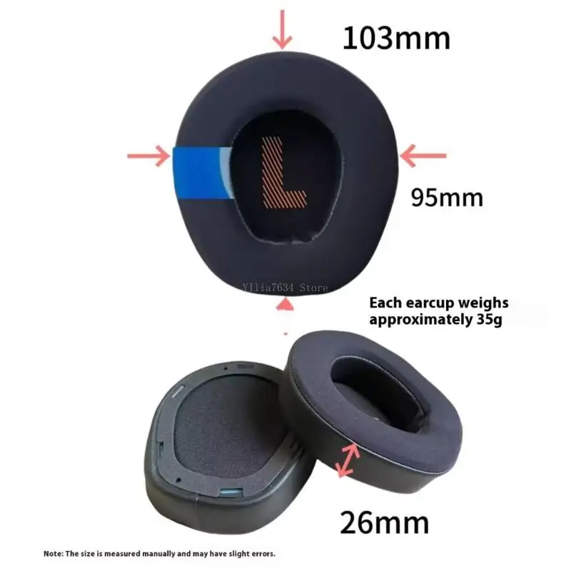 1 paar Ersatz Ohr Pad Kissen für Q200 Q300 Q400 Q800 Noise Cancelling Drahtlose Bluetooth-kompatibel Kopfhörer Polsterset