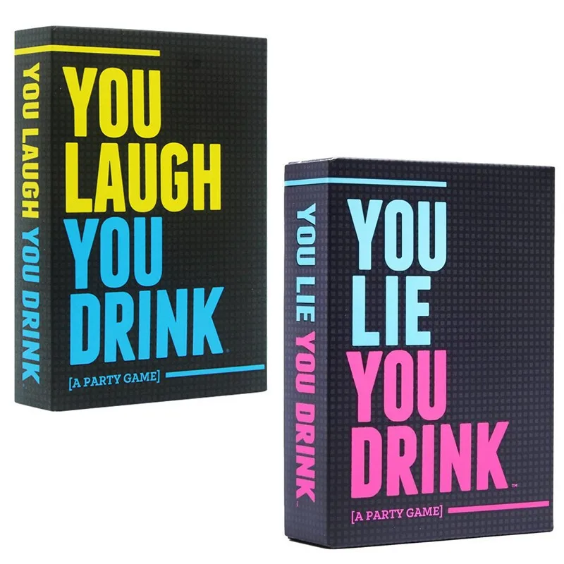 You Laugh You Drink & You Lie You Drink - The Drinking Game for People Who Can\'t Keep a Straight Face [A Party Game]