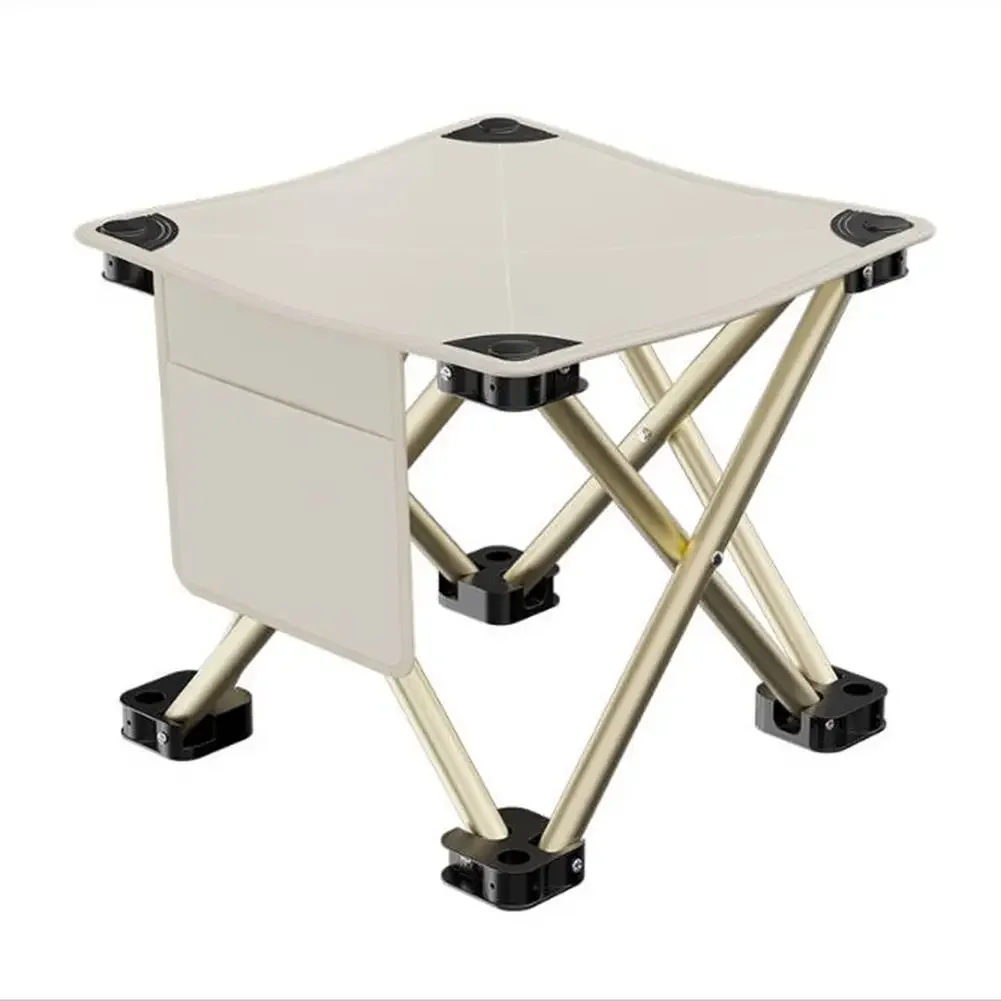 

Portable Folding Stool With Storage Bag Suitable For Picnic, Camping, Fishing Waterproof Non-slip Folding Stool