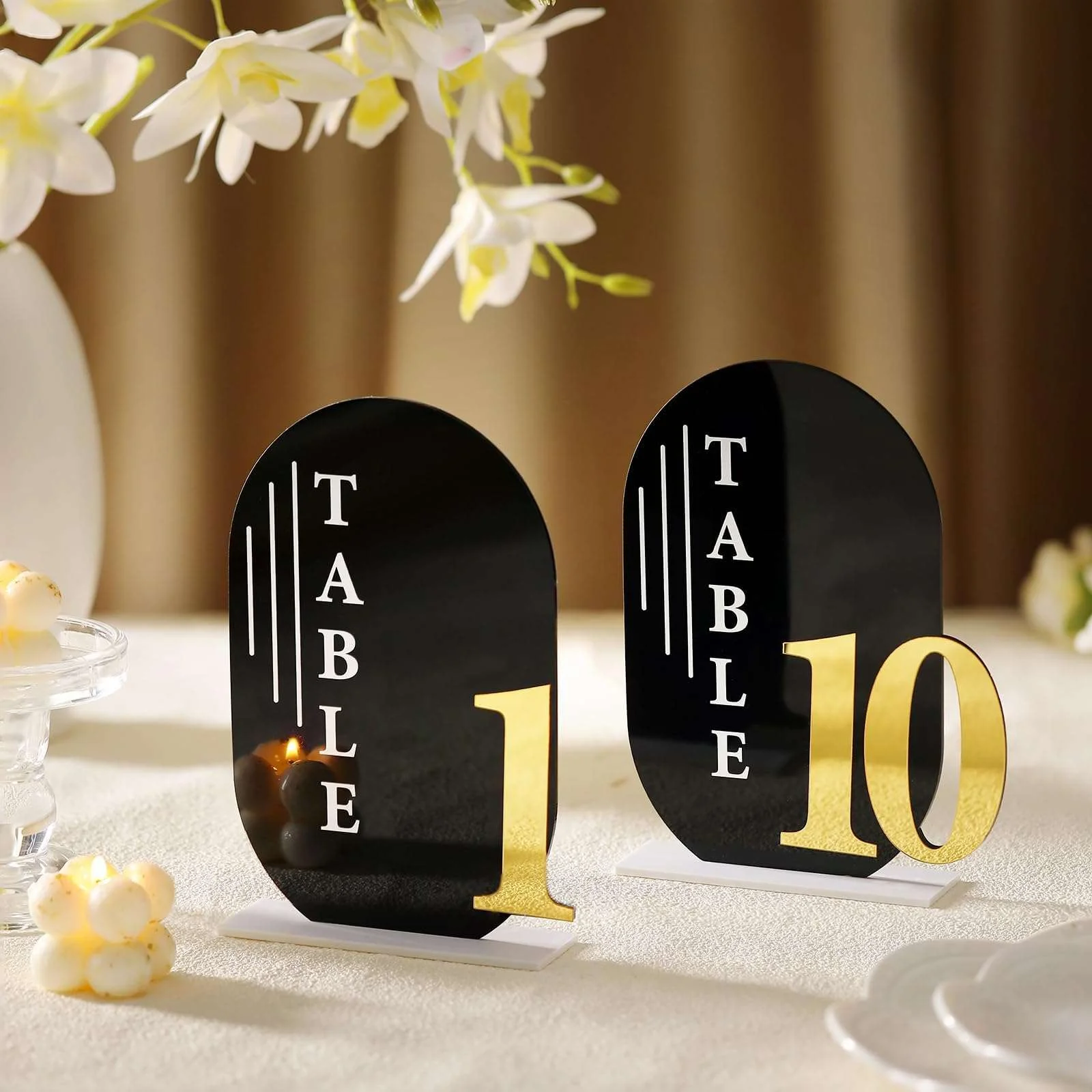 

Пользовательская арка, акриловый номер свадебного стола, 3D золотые номеры свадебного стола, роскошный декор стола, держатель для карточек