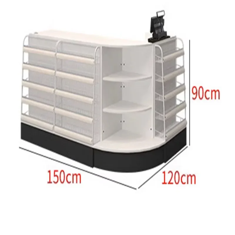 for White and Gray Combination Small Blue Child Convenience Store Supermarket General Factory Direct Sales Light Luxury