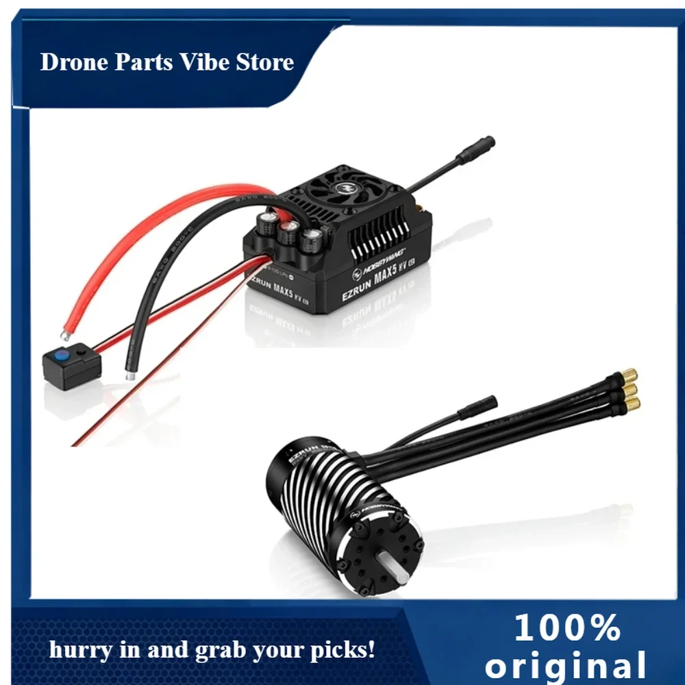 

APEzRun MAX5 HV G2 Sensored Brushless ESC Waterproof Speed Controller 56118 SD G2 Motor for 1/5 RC Model Car Buggy