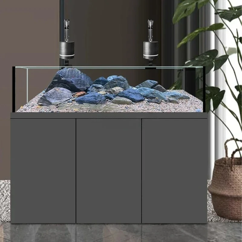 

Элегантная серия аквариумов для гостиной, бытовой ультра-белый стеклянный аквариум