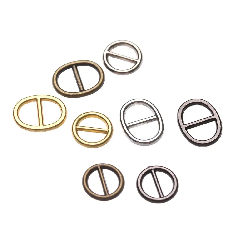 20/40pcs Newest 5mm/6mm Mini Ultra-small Tri-glide Belt Buckle Doll Bags Buckles Diy Doll Buttons Shoes Accessories