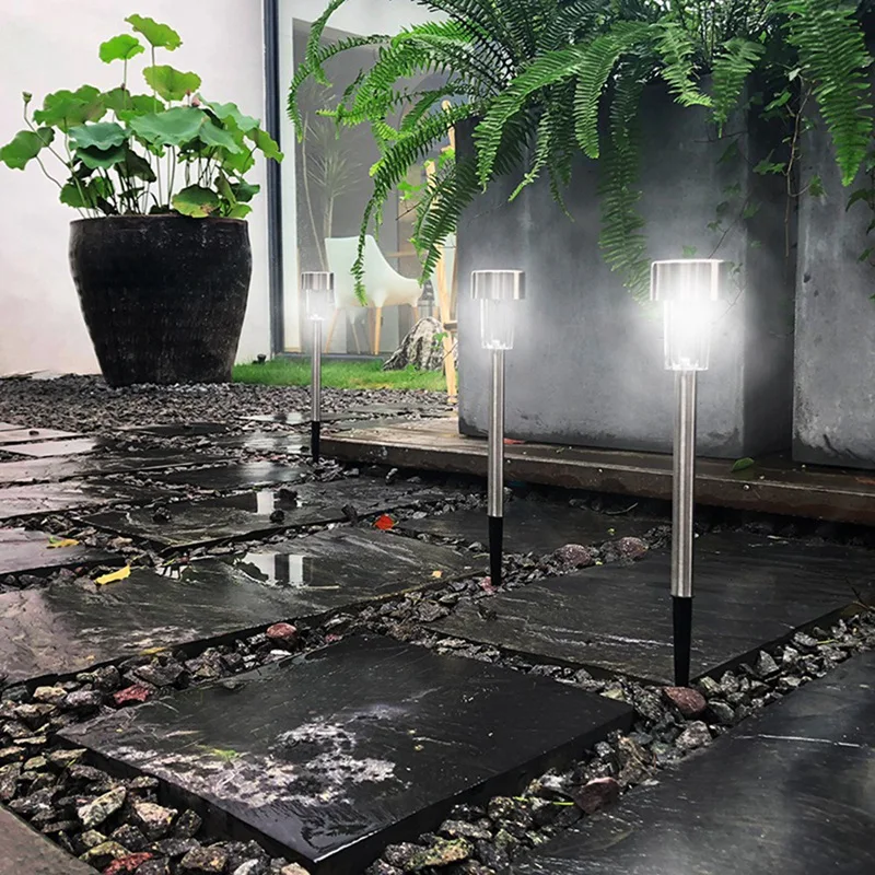 TKOH-Luces solares para césped, luces de jardín al aire libre, luces solares para exteriores para el hogar, etc.