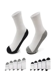 5Pairs Pack Student Socks Children Combed Cotton School Socks