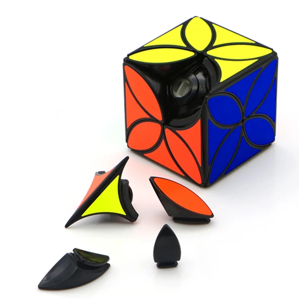 Qiyi Cube Mofangge Four Leaf Clover Speed Magic Cube Skew Cubes Education Toys for Kids Children