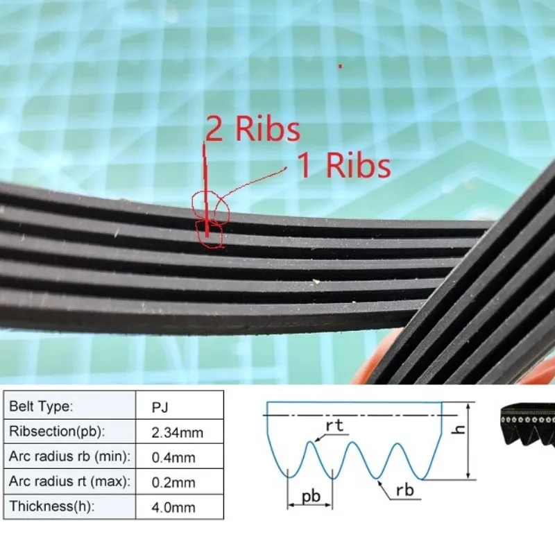 620J/PJ1575 PJ1580 630J/PJ1600 Ribbed Belt for Bostitch Air Compressor Electric tool Drive belt