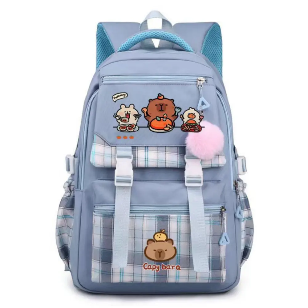 

Capybara Women Backpack Capacity School Bag For Teenager Girl Student Bookbag Laptop Rucksack Cute Female Travel Bagpack