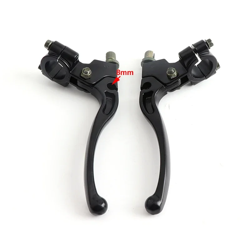 Motorcycle 7/8'' 22mm Left Handle Brake Lever Perch Assembly for 47cc 49cc Dirt Bike ATV Quad Mini Moto 97cc Baja Scooter Moped